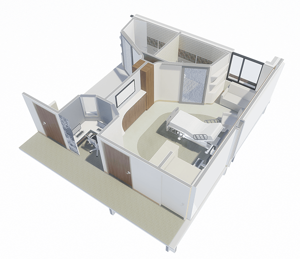 CCMH inpatient room redesign details